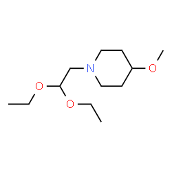ChemSpider 2D Image | 1-(2,2-Diethoxyethyl)-4-methoxypiperidine | C12H25NO3