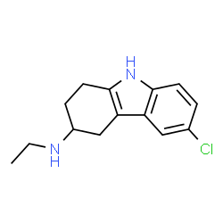 ChemSpider 2D Image | 6-Chloro-N-ethyl-2,3,4,9-tetrahydro-1H-carbazol-3-amine | C14H17ClN2