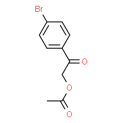 ChemSpider 2D Image | 4-Bromophenacyl acetate | C10H9BrO3