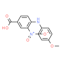 ChemSpider 2D Image | 4-[(4-Methoxyphenyl)amino]-3-nitrobenzoic acid | C14H12N2O5