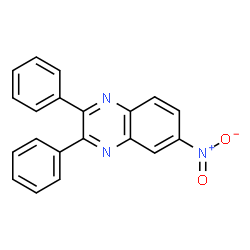 ChemSpider 2D Image | 6-Nitro-2,3-diphenylquinoxaline | C20H13N3O2