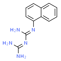 ChemSpider 2D Image | 1-(Diaminomethylene)-2-(1-naphthyl)guanidine | C12H13N5
