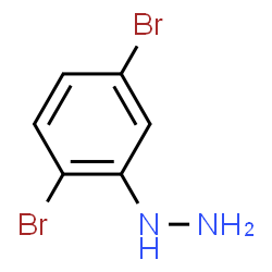 ChemSpider 2D Image | (2,5-Dibromophenyl)hydrazine | C6H6Br2N2