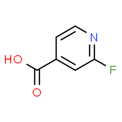 ChemSpider 2D Image | 2-Fluoroisonicotinic acid | C6H4FNO2