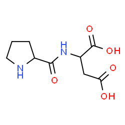 ChemSpider 2D Image | Prolylaspartic acid | C9H14N2O5
