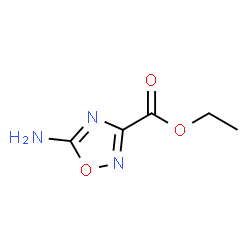 ChemSpider 2D Image | Ethyl 5-amino-1,2,4-oxadiazole-3-carboxylate | C5H7N3O3