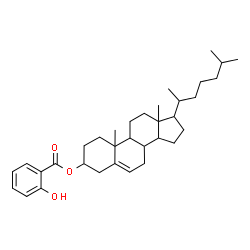 ChemSpider 2D Image | Cholest-5-en-3-yl salicylate | C34H50O3