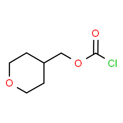 ChemSpider 2D Image | Tetrahydro-2H-pyran-4-ylmethyl carbonochloridate | C7H11ClO3