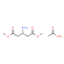 ChemSpider 2D Image | Dimethyl 3-aminopentanedioate acetate | C9H17NO6