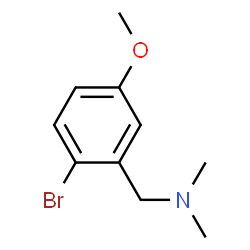 ChemSpider 2D Image | 2-Bromo-5-methoxy-N,N-dimethylbenzylamine | C10H14BrNO