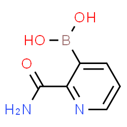 ChemSpider 2D Image | 2-Carbamoylpyridine-3-boronic acid | C6H7BN2O3