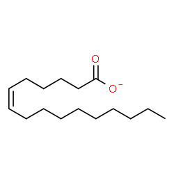 ChemSpider 2D Image | (6Z)-6-Hexadecenoate | C16H29O2