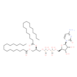 ChemSpider 2D Image | CDP-dipalmitoyl-sn-glycerol | C44H81N3O15P2