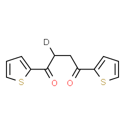 ChemSpider 2D Image | 1,4-Di(2-thienyl)-1,4-(2-~2~H_1_)butanedione | C12H9DO2S2
