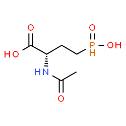 ChemSpider 2D Image | N-Acetyldemethylphosphinothricin | C6H12NO5P