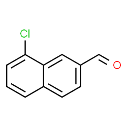 ChemSpider 2D Image | 8-Chloro-2-naphthaldehyde | C11H7ClO