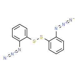 ChemSpider 2D Image | 1,1'-Disulfanediylbis(2-azidobenzene) | C12H8N6S2