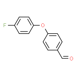 ChemSpider 2D Image | 4-(4-Fluorophenoxy)benzaldehyde | C13H9FO2