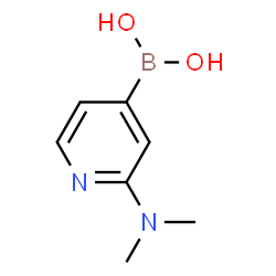 ChemSpider 2D Image | (2-(dimethylamino)pyridin-4-yl)boronic acid | C7H11BN2O2