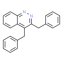 ChemSpider 2D Image | 3,4-Dibenzylcinnoline | C22H18N2
