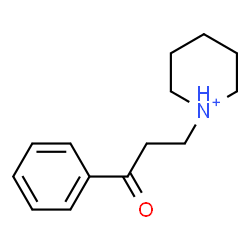 ChemSpider 2D Image | 1-(3-Oxo-3-phenylpropyl)piperidinium | C14H20NO