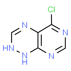 ChemSpider 2D Image | 5-Chloro-1,2-dihydropyrimido[5,4-e][1,2,4]triazine | C5H4ClN5