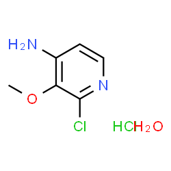 ChemSpider 2D Image | 2-Chloro-3-methoxy-4-pyridinamine hydrochloride hydrate | C6H10Cl2N2O2