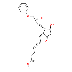 ChemSpider 2D Image | Enprostil | C23H28O6
