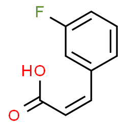 ChemSpider 2D Image | (2Z)-3-(3-Fluorophenyl)acrylic acid | C9H7FO2