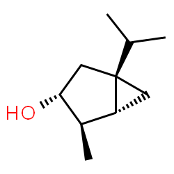 ChemSpider 2D Image | (1S,3R,4R,5R)-1-Isopropyl-4-methylbicyclo[3.1.0]hexan-3-ol | C10H18O