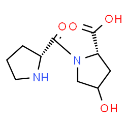 ChemSpider 2D Image | D-Prolyl-4-hydroxy-L-proline | C10H16N2O4