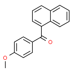 ChemSpider 2D Image | (4-Methoxyphenyl)(1-naphthyl)methanone | C18H14O2