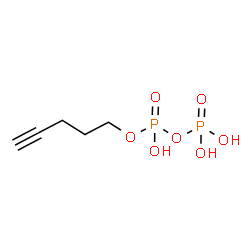 ChemSpider 2D Image | 4-Pentyn-1-yl trihydrogen diphosphate | C5H10O7P2