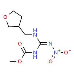 ChemSpider 2D Image | Methyl {(Z)-(nitroamino)[(tetrahydro-3-furanylmethyl)amino]methylene}carbamate | C8H14N4O5
