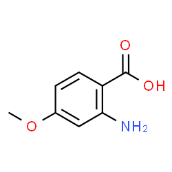 ChemSpider 2D Image | 4-Methoxyanthranilic acid | C8H9NO3