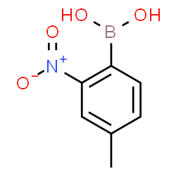 ChemSpider 2D Image | (4-Methyl-2-nitrophenyl)boronic acid | C7H8BNO4