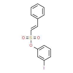 ChemSpider 2D Image | 3-Iodophenyl (E)-2-phenylethenesulfonate | C14H11IO3S