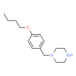 ChemSpider 2D Image | 1-(4-Butoxybenzyl)piperazine | C15H24N2O