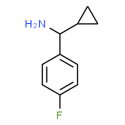 ChemSpider 2D Image | 1-Cyclopropyl-1-(4-fluorophenyl)methanamine | C10H12FN