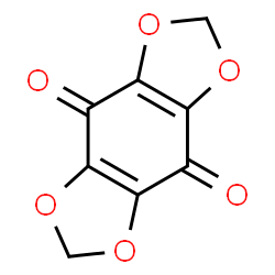 ChemSpider 2D Image | [1,3]Dioxolo[4,5-f][1,3]benzodioxole-4,8-dione | C8H4O6