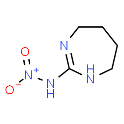 ChemSpider 2D Image | N-Nitro-4,5,6,7-tetrahydro-1H-1,3-diazepin-2-amine | C5H10N4O2