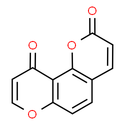 ChemSpider 2D Image | Pyrano[2,3-f]chromene-2,10-dione | C12H6O4