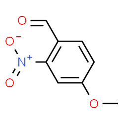 ChemSpider 2D Image | 4-Methoxy-2-nitrobenzaldehyde | C8H7NO4