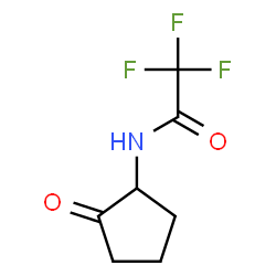 ChemSpider 2D Image | 2,2,2-Trifluoro-N-(2-oxocyclopentyl)acetamide | C7H8F3NO2