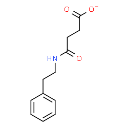 ChemSpider 2D Image | 4-Oxo-4-[(2-phenylethyl)amino]butanoate | C12H14NO3