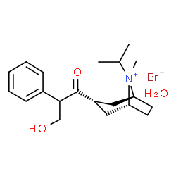 ChemSpider 2D Image | Ipratropium bromide monohydrate | C20H32BrNO3