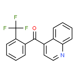 ChemSpider 2D Image | 4-Quinolinyl[2-(trifluoromethyl)phenyl]methanone | C17H10F3NO