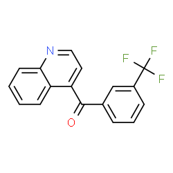 ChemSpider 2D Image | 4-Quinolinyl[3-(trifluoromethyl)phenyl]methanone | C17H10F3NO