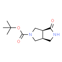ChemSpider 2D Image | 2-Methyl-2-propanyl (3aS,6aS)-4-oxohexahydropyrrolo[3,4-c]pyrrole-2(1H)-carboxylate | C11H18N2O3