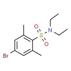 ChemSpider 2D Image | 4-Bromo-N,N-diethyl-2,6-dimethylbenzenesulfonamide | C12H18BrNO2S